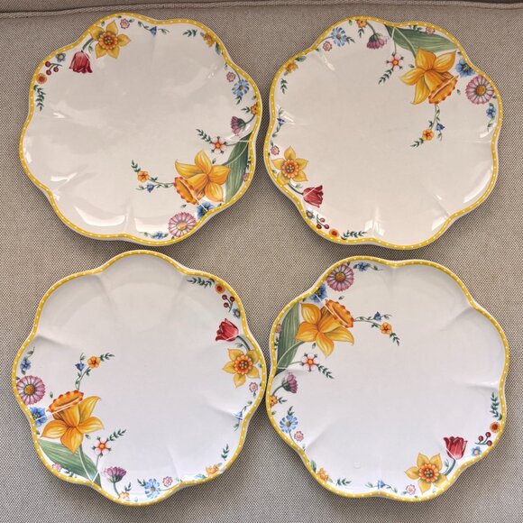 Villeroy & Boch Other - Villeroy & Boch Spring Awakening Plates Set of 4